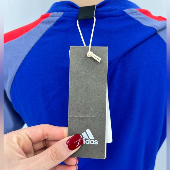 Adidas NWT womens top & shorts matching workout set S athleisure sporty athletic - Picture 10 of 16